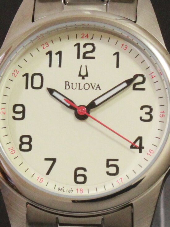 Bulova Classic Collection Ladies Stainless Watch Silver Tone Easy Read 28mm Bulova Classic Women main image 2